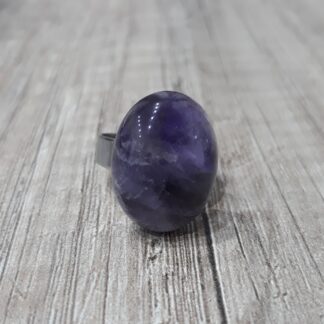 Anello regolabile con Ametista