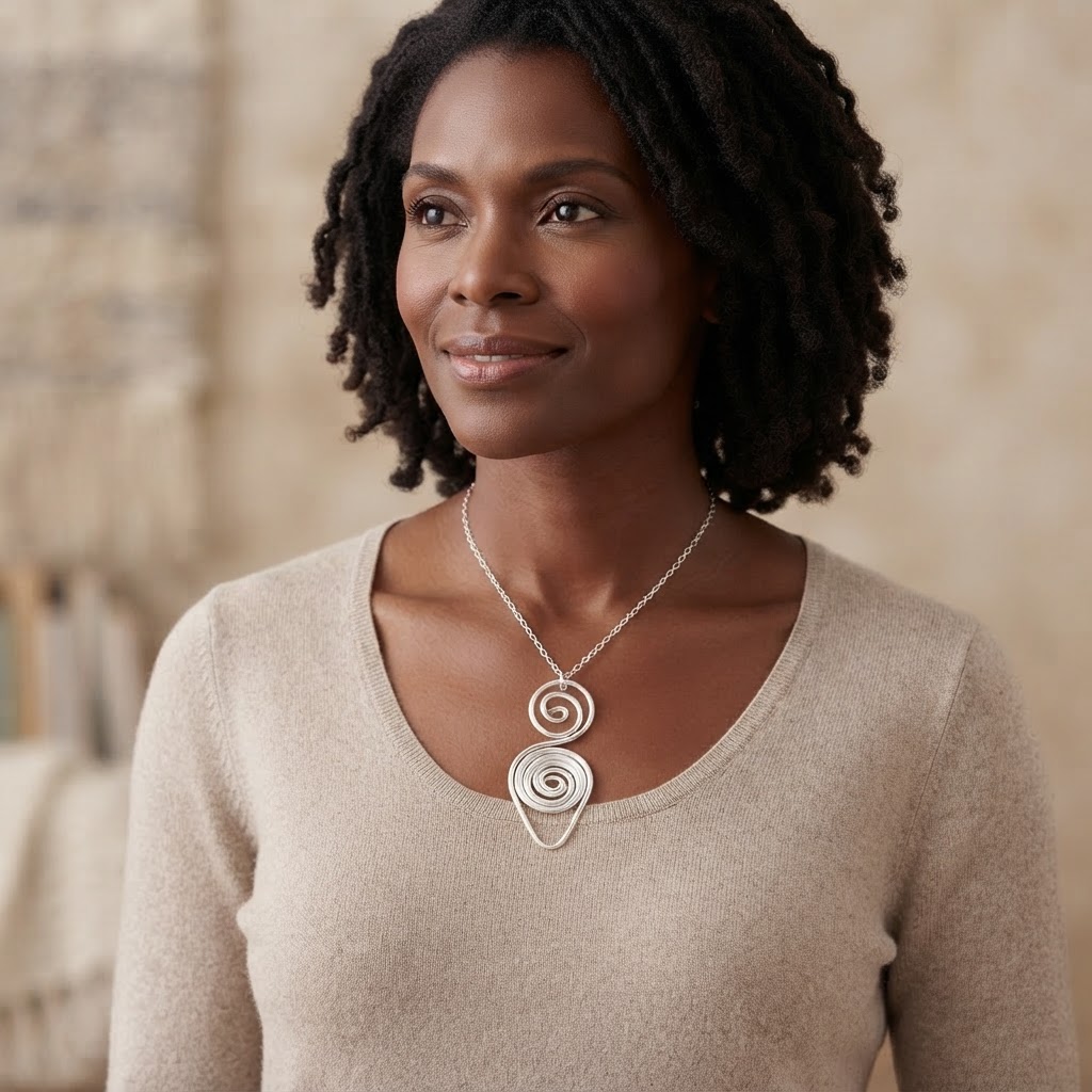 - Zanghi collection collana doppia spirale